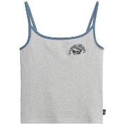 Top Superdry Débardeur Gris chiné