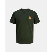 T-shirt Korte Mouw Jack &amp; Jones 12279100 BRANDY