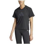 T-shirt Korte Mouw adidas T-shirt Performance noir