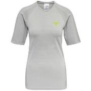 T-shirt Korte Mouw hummel T-shirt ajusté gris pour entraînement femme