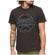 T-shirt Korte Mouw Superdry T-shirt Rock Graphic Band manches courtes
