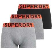 Korte Broek Superdry Boxers lot de 3 coupe classique noir