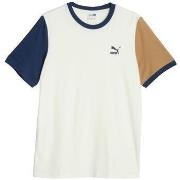 T-shirt Korte Mouw Puma T-shirt Classics Block Blanc