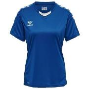 T-shirt Korte Mouw hummel T-shirt Core XK Poly Bleu