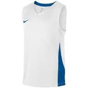 Top Nike T-shirt Maillot de Basket Enfant Blanc