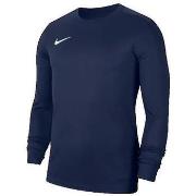 T-Shirt Lange Mouw Nike T-shirt Park VII bleu marine