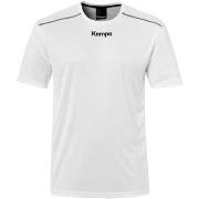 T-shirt Korte Mouw Kempa T-shirt Poly sport blanc