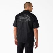 Overhemd Korte Mouw Dickies Thrasher x work shirt