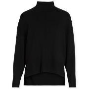 Trui Vila Noos Ostria Rollneck Knit - Black Beauty
