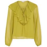 Blouse Vila Top Hela - Green Evy