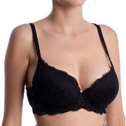 Balconette bh Lormar PLUNGE-FRIZZANTE-NEGRO
