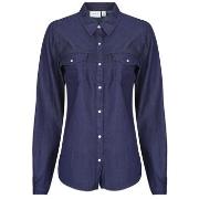Overhemd Vila VIBISTA DENIM