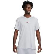 T-shirt Korte Mouw Nike T-Shirt Logo Noir