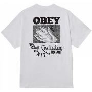 T-shirt Korte Mouw Obey civilization
