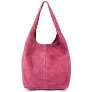 Schoudertas Vera Pelle krau35purp