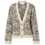 Vest Selected W Lindsay Cardigan - Birch/Delicious