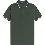 Polo Shirt Korte Mouw Fred Perry Fp Twin Tipped T-Shirt