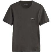T-shirt Korte Mouw BOSS Cotton Basic T-Shirt Charcoal Grey