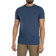 T-shirt Korte Mouw Timberland Slim Fit T-shirt met geborduurd logo