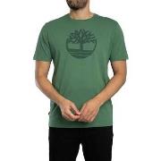 T-shirt Korte Mouw Timberland T-shirt met boomlogo