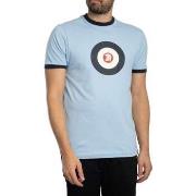 T-shirt Korte Mouw Trojan Target logo ringer T-shirt