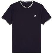 Polo Shirt Korte Mouw Fred Perry Fp Twin Tipped T-Shirt