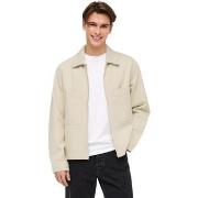 Blazer Only &amp; Sons Onscassel Pim Ecru 5559 Dnm Jacket Noos 2203555...