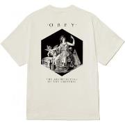 T-shirt Korte Mouw Obey architecture of the uni