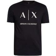 T-shirt Korte Mouw EAX Slim fit T-shirt met groot logo