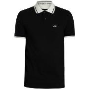 Polo Shirt Korte Mouw EAX Slim Fit Polo Shirt met Contrasterende Kraag