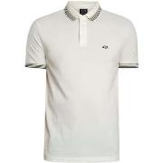 Polo Shirt Korte Mouw EAX Slim fit poloshirt met gestreepte kraag