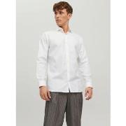 Overhemd Lange Mouw Jack &amp; Jones 12227385 BLAPARKER-WHITE