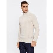 Trui Jack &amp; Jones 12242944 GRID CABLE ROLL-MOONBEAM