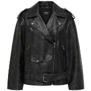 Leren Jas Only 15349175 WAVES-BLACK