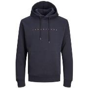Sweater Jack &amp; Jones 12243527 STAR JJ SWEAT HOOD-DARK NAVY