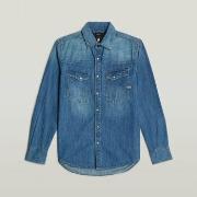 Overhemd Lange Mouw G-Star Raw D23616-D252 SLIM DENIM-D891 FADED CRICK...