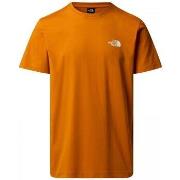 T-shirt The North Face NF0A87NG M SS SIMPLE DOME-BRO1 AGATE ORANGE