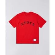 T-shirt Korte Mouw Edwin I034162.-3F8.67 FIERY RED