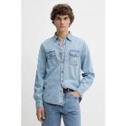 Overhemd Lange Mouw Guess M5GH56 D5M82-GJER DENIM LIGHT