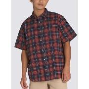 Overhemd Korte Mouw Vans VN000M14 LAWSON PLAID-F0T1 PARISIAN NIGHT/BLA...