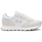 Lage Sneakers Sun68 Z36203 ALLY GLITTER TEXTILE-330 01 BIANCO