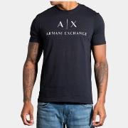 T-shirt Korte Mouw EAX Slim fit jersey t-shirt