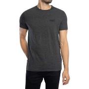T-shirt Korte Mouw Superdry Essentieel EMB-T-shirt met logo