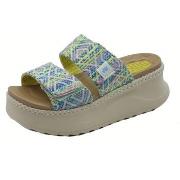 Sandalen HEYDUDE 43210 Delray Slide Surf Baja Blue