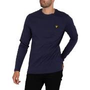 T-shirt Korte Mouw Lyle &amp; Scott Effen T-shirt met lange mouwen