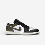 Lage Sneakers Nike Jordan 1 Low Black Toe Medium Olive