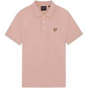 T-shirt Lyle &amp; Scott Plain Polo Shirt Pink Grapefruit