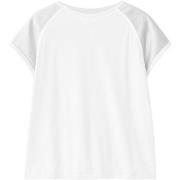 T-shirt Korte Mouw Deha Satin Sleeve Top
