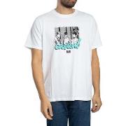 T-shirt Korte Mouw Weekend Offender Terras grafisch T-shirt