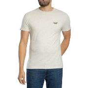 T-shirt Korte Mouw Superdry Essentieel EMB-T-shirt met logo